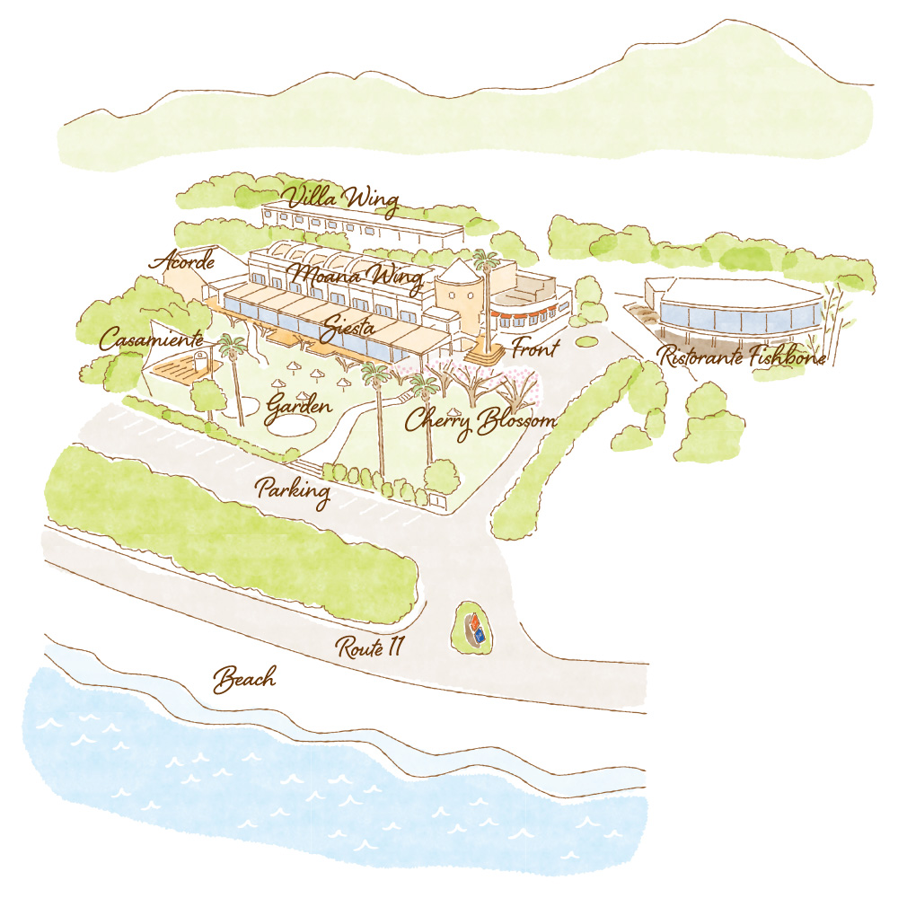 モアナコースト配置図